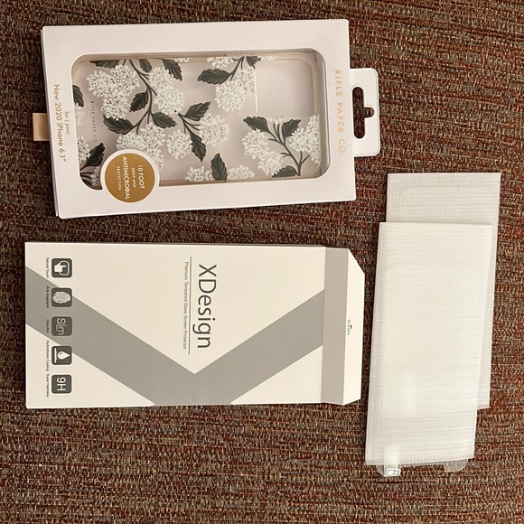 Rifle Paper Co. iPhone 12 case + screen protectors!